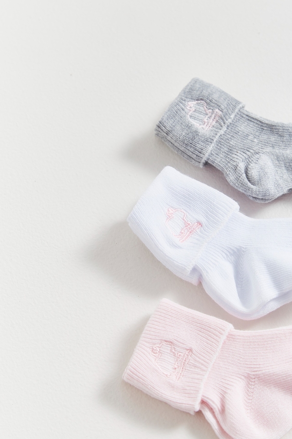 Logo Crew Socks 3-Pack
