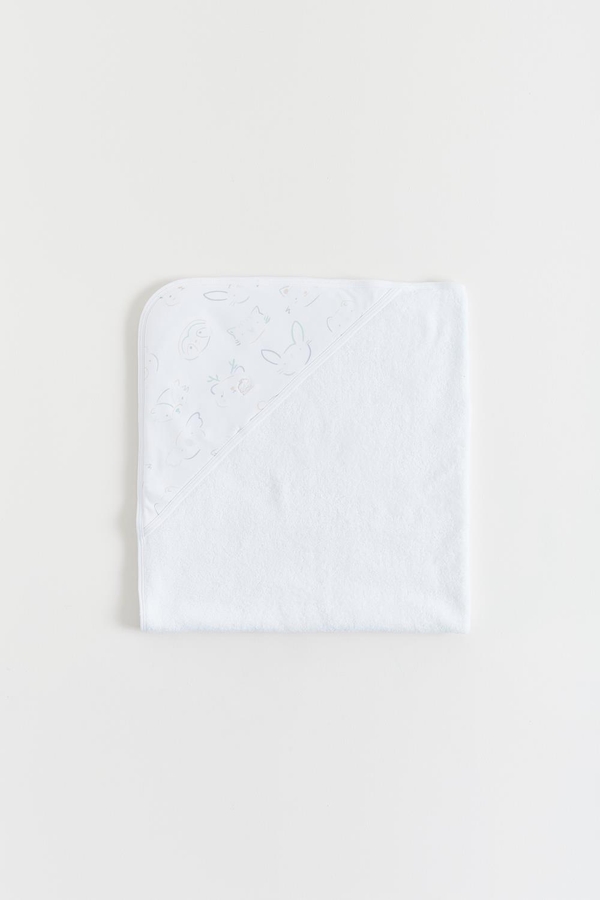 Grey Small Hooded Towel